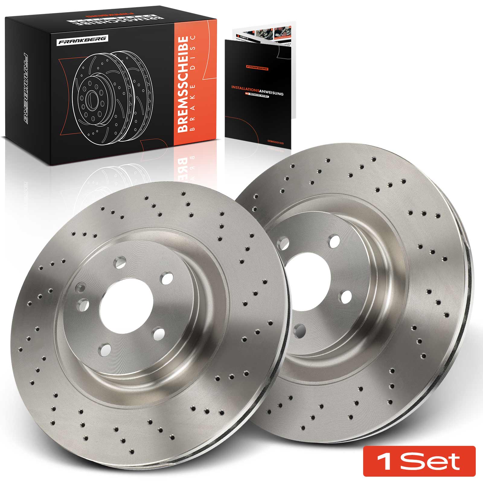 Frankberg Set 10 Bracci Trasversali Anteriori Per Mercedes Classe E W211, S211 E CLS C219 (2002-2010)